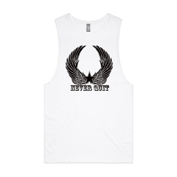 Never Quit Mens Tank Top Thumbnail