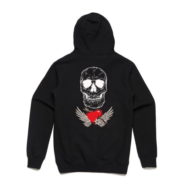 Skull Mens Hooded Jumper Thumbnail