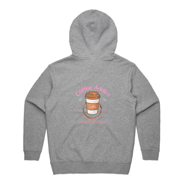 Coffee Addict Womens Hooded Jumper Thumbnail