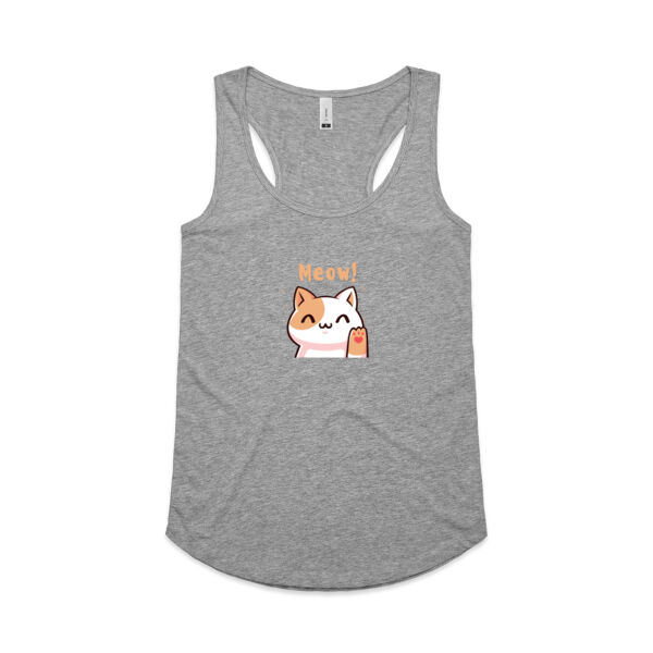 Cat Womens Singlet Thumbnail