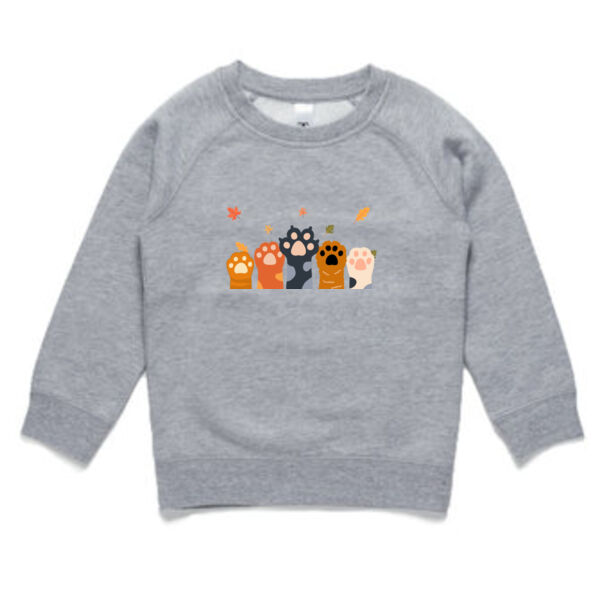 Customize Kitty Paws Unisex Crew Top Thumbnail