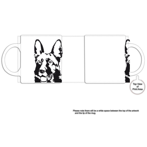 German Shepherd Mug Thumbnail