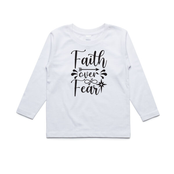 Faith Over Fear Youth Long sleeve Thumbnail