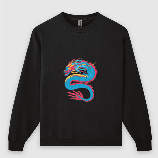 Dragon Mens Long Sleeve Crew Thumbnail