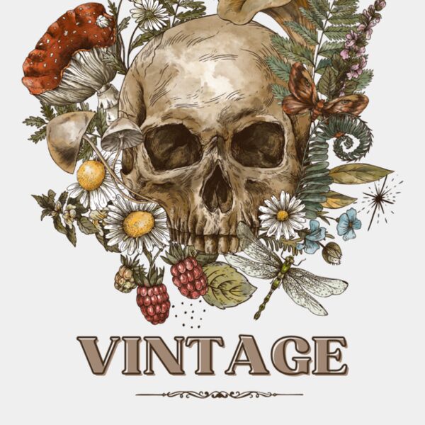 Brown Vintage Simple T Shirt Thumbnail